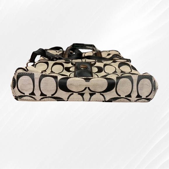 Coach Fold Over Tote Shopper Gender Neutral Bag - Picture 7 of 10